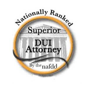 Nationally Ranked | Superior DUI Attorney by the NAFDD
